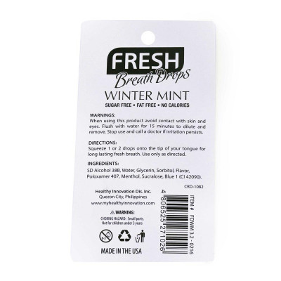 Fresh Breath Drop Wintermint