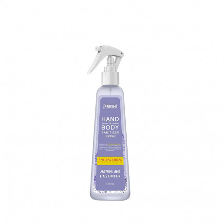 Fresh Jasmine And Lavender Hand and Body Sanitizer Spray (400ml)