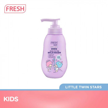 Fresh Baby Little Twin Stars Milk Head to Toe Body Wash