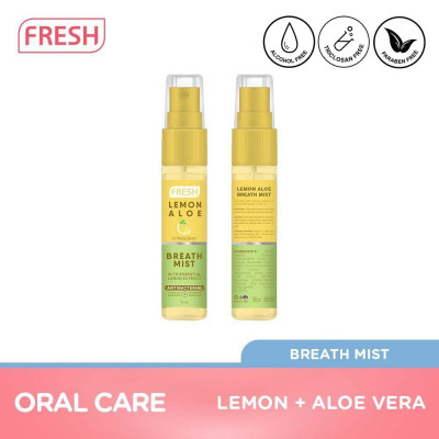 Fresh Lemon Aloe Breath Mist 10ml