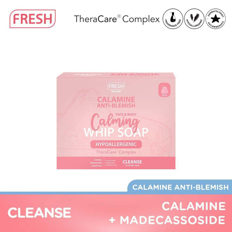 Fresh Skinlab Calamine Anti Blemish Calming Whip Soap