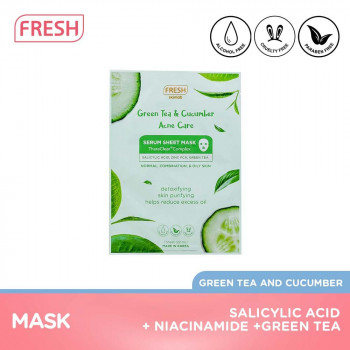 Fresh Skinlab Green Tea and Cucumber Acne Care Serum...