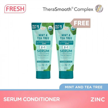 Fresh Hairlab Mint and Tea Tree Double Boost Zinc 2 in 1 Serum Conditioner Treatment 200 ml