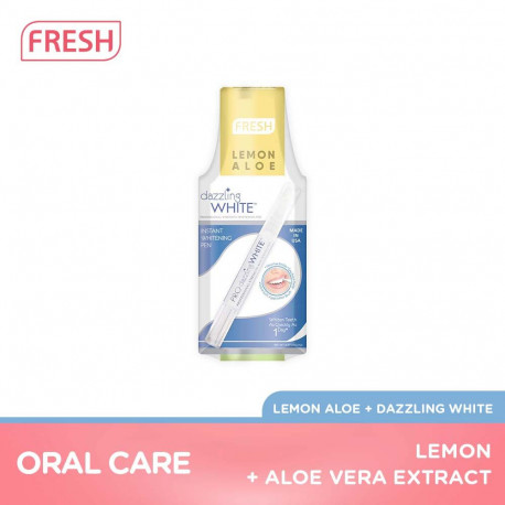 Fresh Lemon Aloe Toothpaste 120ml +Dazzling White 2g