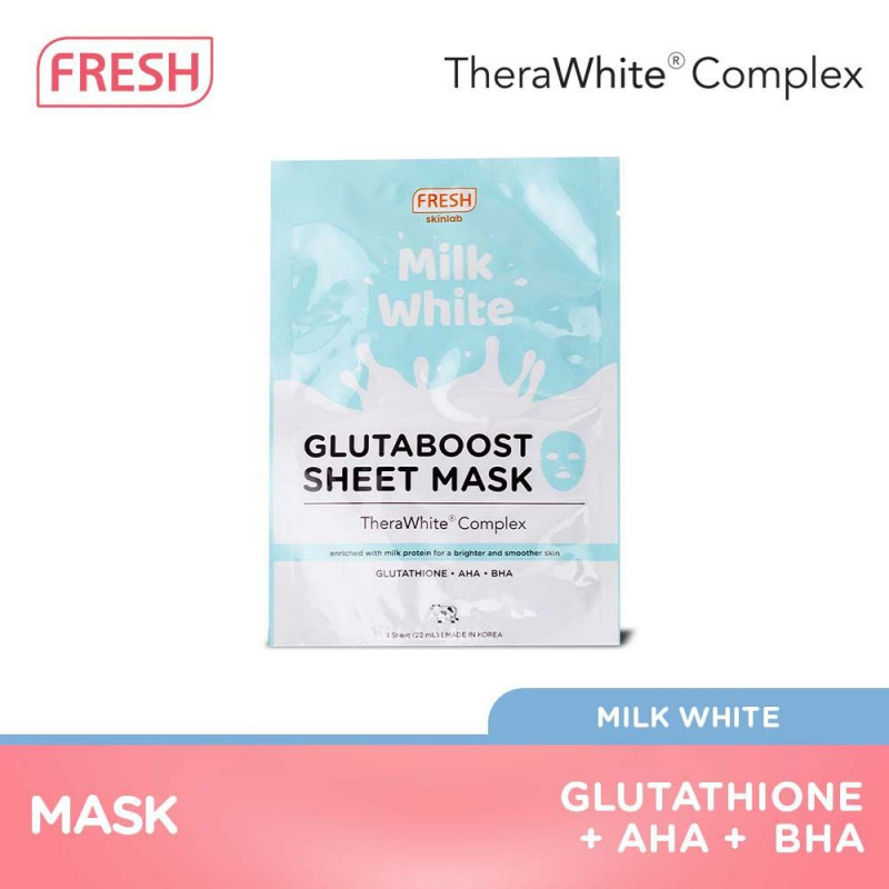 Fresh Skinlab Milk White Glutaboost Sheet Mask 1 Sheet