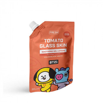 Fresh with BT21 Tomato Glass Skin Soothing Gel Lotion 120ml